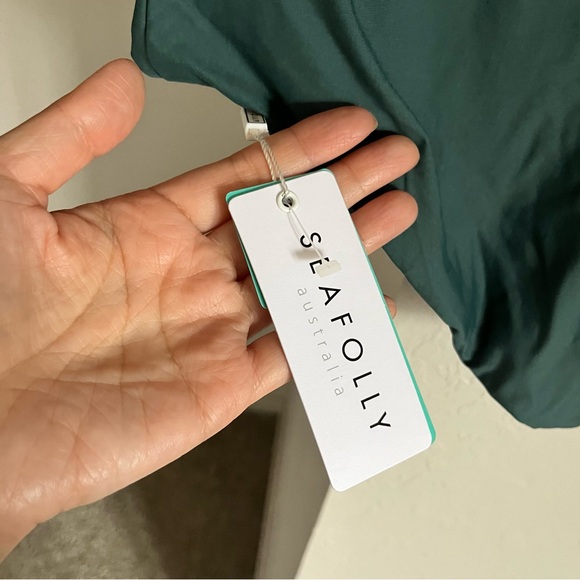 NWT Seafolly Fleur de Bloom Vneck Surf suit US4 - Picture 10 of 10